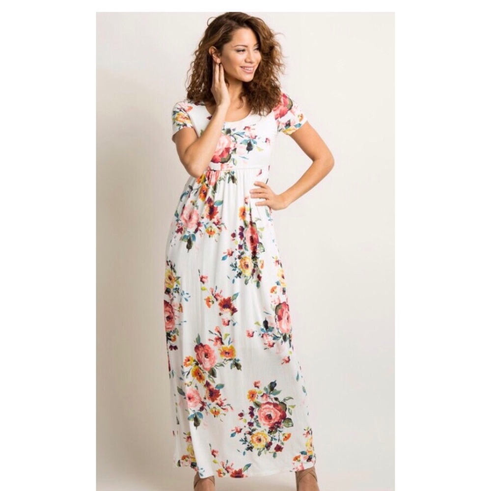 Gorgeous floral Pink Blush dress